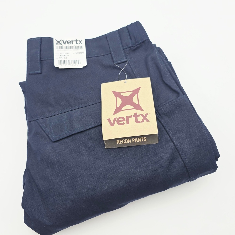 Vertx Recon Pants Mens 32x30 Navy Blue Tactical Ripstop Cargo F1 VTX1901 NWT